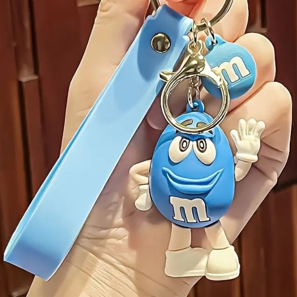 New M&M's Bracelet Wristlet Keychain/ Bag charm